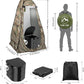 Portable Toilet Kit, Camping Toilet with Pop-Up Privacy Tent and Poo Gel Toilet Bags, Washable Portable Outdoor Showers Changing Rooms