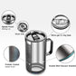 KXIAOCHEN 20oz Insulated Coffee Mug with Lid, Stainless Steel Coffee Cup, Double Wall Vacuum Coffee Tumbler with Handle, Premium Thermal Travel Coffee Mug (Glitter Black)