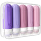 Travel Bottles for Toiletries, 5 Pack TSA Approved Travel Size Containers, 3oz Leak Proof Refillable Travel Accessories for Shampoo Conditioner, BPA Free Travel Bottles with Toiletry Bag