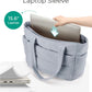 BAGSMART Tote Bag for Women, Lightweight Puffy Tote Bag with Compartments Shoulder Bag Handbag for Travel, Work, Gym,