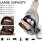 7L Sling Bag for Women Men Leather Small Sling Backpack Daypack Anti Theft Fanny Pack Crossbody Purse Travel