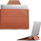 MOFT Laptop Carry Sleeve, 2-in-1 Laptop Bag & Stand for 14" MacBook Air/Pro & Dell/HP/Lenovo/Asus, Stylish Slim Computer Sleeve Bag with Expandable Storage for Computer Accessories, Sienna Brown