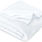 Bare Home Fleece Blanket - Kid Size - Ultra-Soft Lightweight for Bed, Sofa, and Couch - Luxury Microplush - Cozy Warm Blanket (Kid, White)