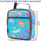 FlowFly Kids Lunch box Insulated Soft Bag Mini Cooler Back to School Thermal Meal Tote Kit for Girls, Boys, Elephant