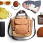 Bellroy Cinch Bucket Bag (compact 9 liter lightweight crossbody bag with external organization, internal zip pocket, adjustable shoulder strap, and adapts to be carried three ways) - SandDune