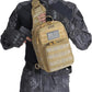 ATBP Tactical Sling Backpack With Holster Military Crossbody Bag for Men Single Shoulder Back Pack 10L