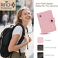 ZOPPEN Passport Holder Women, Passport Cover Travel Wallet Rfid Blocking Passport Wallet Cover Case Travel Essentials Document Organizer, Pink