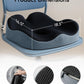 HUANUO Office Seat Cushion for Tailbone Support, High-Density Memory Foam Cushion, Breathable Coccyx Cushion, Non-Slip Bottom for Sciatica Relief, Perfect for Office, Car, and Wheelchair
