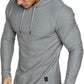 Lexiart Mens Fashion Athletic Hoodies Sport Sweatshirt Solid Color Fleece Pullover