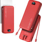 20000mAh Ultra-Portable-Charger-Power-Bank with Built in Cables&AC Wall Plug,PD20W USB-C Fast Charging Cell Phone Charger Battery Pack,LED Display Travel Battery Bank for All iPhone,Samsung,Android