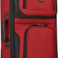 U.S. Traveler Lightweight Rolling 20" Carry On Luggage Softside Suitcase, Red, 2 Wheel Single