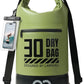 Lamicall Dry Bag Waterproof Backpack - [Zippered Pocket] 5L/10L/20L/30L/40L Roll Top Waterproof Bag with Water Proof Phone Pouch, Floatable Drybag for Swimming, Boating, Kayaking, Camping, Beach