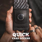 DUGRAFT Pop Up Wallet with AirTag Holder, RFID Blocking Air Tag Wallet with Money Clip Smart Credit Card Holder Wallet for Men(AirTag Not Included)