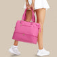Weekender Bags for Women, Large Travel Duffel Bag with Shoes Compartment, Carry On Overnight Tote Bags with Toiletry Bags, Hospital Bags for Labor and Delivery - Roamly