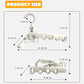 Over The Door Hooks Hanger,Foldable Portable Folding Hangers,Hanging Rack,Clips,Essentials for Cruise,Vacation,Camping,RV,Road Trip,Hotel,Business Travel, Student Apartment (Pink Box)