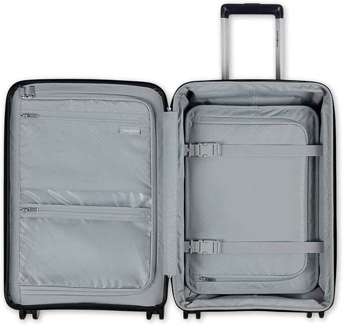 Samsonite Elevation Plus - Carry-On Hardside Luggage with QuickEntry™ Front Compartment - Scratch Resistant Polypropylene Shell, AirTag Holder, TSA Lock, Airline Approved - Midnight Blue