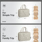 HOTOR Hanging Toiletry Bag - Spacious Travel Toiletry Bag for Women & Men, Multi-Pocket Makeup Organizer, Travel & Cruise Essentials for Business Trip, Gym, Grayish Brown, 11.0" x 8.7" x 3.9"