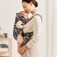 BabyBjörn Baby Carrier Mini, Anthracite/Landscape Print, Cotton | Newborn Carrier (7-25 lbs), Ergonomic, Easy-to-Use