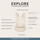 Baby Tula Explore Cotton Baby Carrier 7 – 45 lb, Adjustable Newborn to Toddler Carrier, Multiple Ergonomic Positions Front and Back, Soft and Supportive – Tula Coast, Folklore