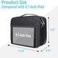 Electronics Travel Organizer,Large Double Layer Portable Waterproof Travel Organizer Bag for Charging Cable Storage,Ipad,Power Bank,Hard Drive etc,for Travel,Business,5pcs Cable Ties-Black
