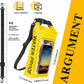 IP68 Waterproof Dry Bag, 2L - Roll Top Waterproof Pool Bag，Dry Bags for Kayaking Waterproof-w/Phone Pouch,Large Waterproof Phone Pouch,Boating & Kayak Accessories Camping (Yellow)