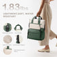 VONAL Diaper Bag Backpack, Lightweight Baby Diaper Bags, Travel Large Diaper Bag with Changing Station, Green Diaper Backpack for Boys Girls Newborn with Insulated Pockets, Stroller Straps