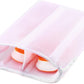 2-in-1 Shoe Dry Bag for Sneaker Dry & Wash, Dual-zone Mesh Sneaker Dryer Bag with Elastic Straps, Door Shoe Laundry Bag for Washer & Dryer, Shoes Cleaning Thickened Mesh Bag for Home Travel Essentials