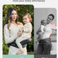 Baby Hip Seat Carrier, GROWNSY Ergonomic Hip Seat Baby Carrier with Multiple Pockets, Adjustable Extended Waistband for Newborns & Toddlers up to 50 lbs, Grey