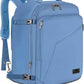 MATEIN Big Backpack for Travel, Carry on Backpack for Airlines with Hide Away Shoulder Straps, Large Hiking Daypack with 2 Handles, Gifts for Traveler Women, Light Blue