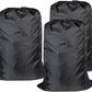Washable Travel Laundry Bag with Drawstring (3 Pack), Large Dirty Clothes Bag Fit a Laundry Basket or Clothes Hamper, Enough to Hold 4 Loads of Laundry,26x39 inches Black 3