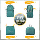 ZOMAKE Lightweight Packable Backpack 35L, Light Foldable Backpacks Water Resistant Collapsible Hiking Bag, Compact Folding Day Pack for Travel Camping(Dark Green) - Roamly