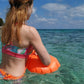 Swim Buoy & Drybag - for Swimmers, Open Water and Triathlon. Pull Buoy for Adults and Kids. Orange Signal Swimming Bubble