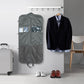 Zilink Upgraded Garment Bags for Travel Hanging Fur Coat Storage Bag Suit Bags for Men Storage with Adjustable Handles and Stable Buckles for Suit Shirts Coats Dresses, Grey
