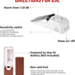 Portable Door Lock Alarm - Dual Protection Security, 120DB Siren, Sturdy Rubber Door Stopper Wedge for Home & Travel