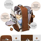 LOVEVOOK 40L Travel Backpack for Women & Men, Airline Approved Carry On Luggage with 3 Packing Cubes, TSA Overnight Bags, Waterproof Personal Item Bag, Weekender Essentials Backpacks fits 17" Laptop