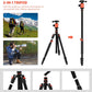 GEEKOTO 77’’ Tripod, Camera Tripod for DSLR, Compact Aluminum Tripod with 360 Degree Ball Head and 8kgs Load for Travel and Work