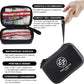 Premium First Aid Kit, 320 Piece Waterproof Hard Shell Eva First Aid Kit for Home, Camping, Cars, Hiking, Travel, Businesses & Outdoor Emergencies - Emergency Medical Kits (Black)