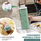 24oz Collapsible Water Bottles,Food grade BPA Free Reusable Foldable Water Bottle Lightweight LeakProof for Travel Hiking Camping Cycling Outdoor Sports,Collapses Folding Water Bottle,Green