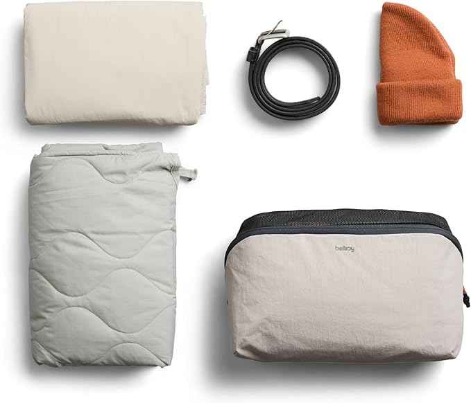 Bellroy Packing Cube 6L (Organizer Packing Pouch with Internal Zip Pocket and Durable, Lightweight Design) - Ash