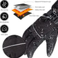 SNOW DEER Heated Motorcycle Gloves for Men Women, Electric Glove Rechargeable Battery Heated Hand for Motorcycle Biking Hunting Arthritis Skiing Working