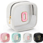 YOOLIFE Initial Make Up Bag Travel Toiletry Bag, Clear Makeup Bag Preppy Cosmetic Bags Organizer Travel Essentials Gifts for Women Teen Girlfriend Teacher Mom Birthday Mothers Day Gifts White O