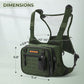KastKing Bait Boss Water-Resistant Fishing Chest Pack With EVA Zip-Down Workstation, MOLLE Storage, Adjustable Chest Straps