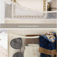 StorageWorks Hanging Closet Organizer, 3-Shelf Hanging Closet Shelves with Top Shelf, 19 ¾"W x 12" D x 31" H, Extra-Large Space, Ivory White