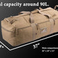 Large Military Duffle Bag Tactical Gear Load Out Bag Deployment Cargo Bag Travel Sports Equipment Duffel Luggage Bag with Backpack Straps 90L - Roamly
