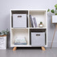 11 Inch Cube Storage Bins for Organization, Fabric Storage Cubes Closet Storage Bins for Cube Organizer, Thick and Heavy Duty Storage Baskets for Shelves, 4pcs, Sliver Grey