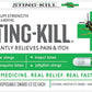 Sting-kill First Aid Anesthetic Swabs, Instant Pain + Itch Relief from Bee Stings and Bug Bites, 10-Count