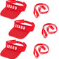 Halloween Guard Visor Hat Emergency Whistles with Lanyard Red Guard Hat Sun Visor Caps for Men and Women Costume