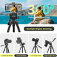 Sensyne 64" Camera Tripod Stand, Versatile Phone & iPad Tripod with Wireless Remote and 2-in-1 Phone Holder for Selfie/Video Recording/Photo/Live Stream/Vlog