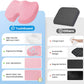TushGuard Office/Car Seat Cushion, Non-Slip Sciatica & Back Coccyx Tailbone Pain Relief Chair Pad, Memory Foam Butt Pillow for Computer Desk, Wheelchair, Driving (Pink)