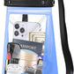 Large Waterproof Phone Pouch Floating, [Double Seals] IPX8 Waterproof Pouch for Beach Vacation Concert, Cell Phone Dry Bag for iPhone Samsung Google All Device Blue